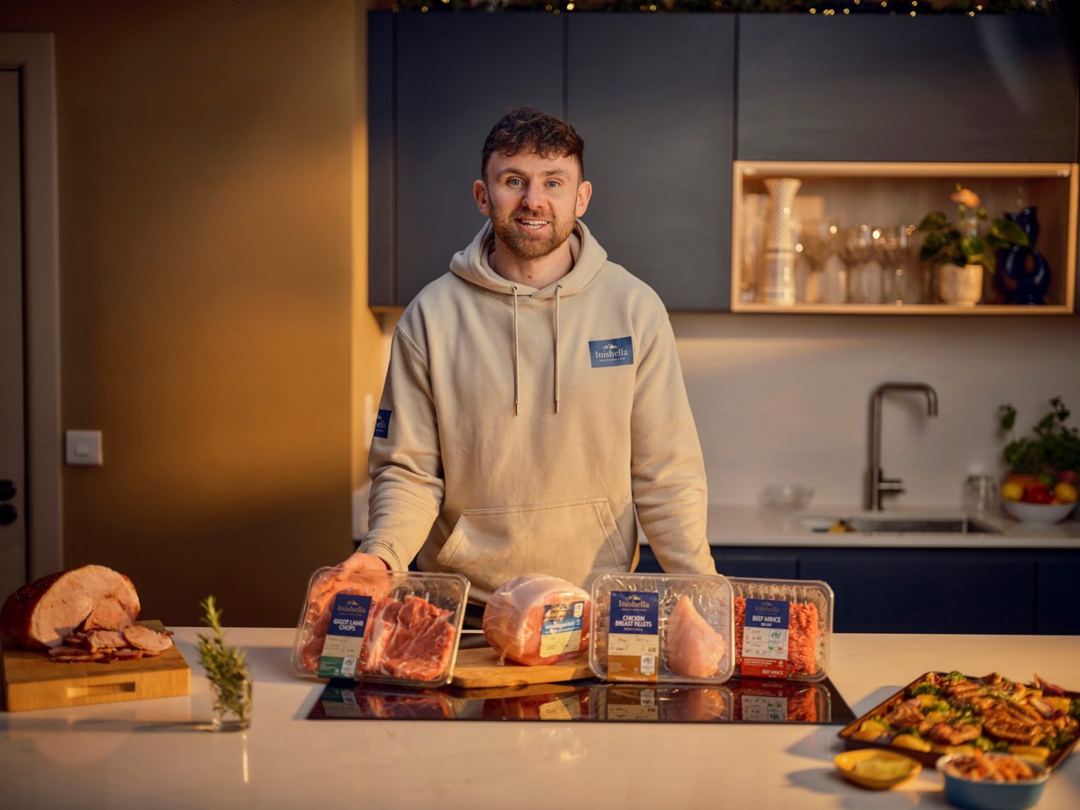 Hugo Keenan is an ambassador for Inishella, BWG Foods’ quality Bord Bia approved range of fresh, high-protein, low fat Irish meats.