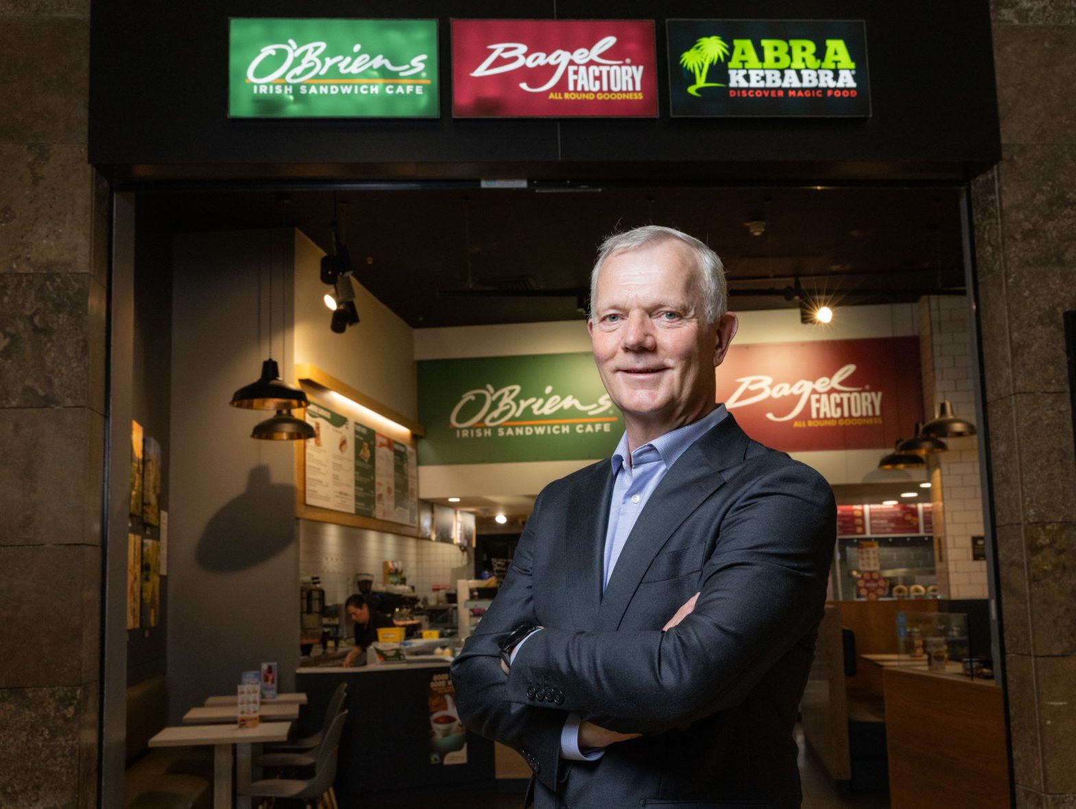 John Moane, Group Chief Executive, BWG Group which has announced that it has completed the acquisition of the trading business for some of the country’s best‑known quick service restaurant brands, including O’Briens Cafe, Abrakebabra and Bagel Factory.