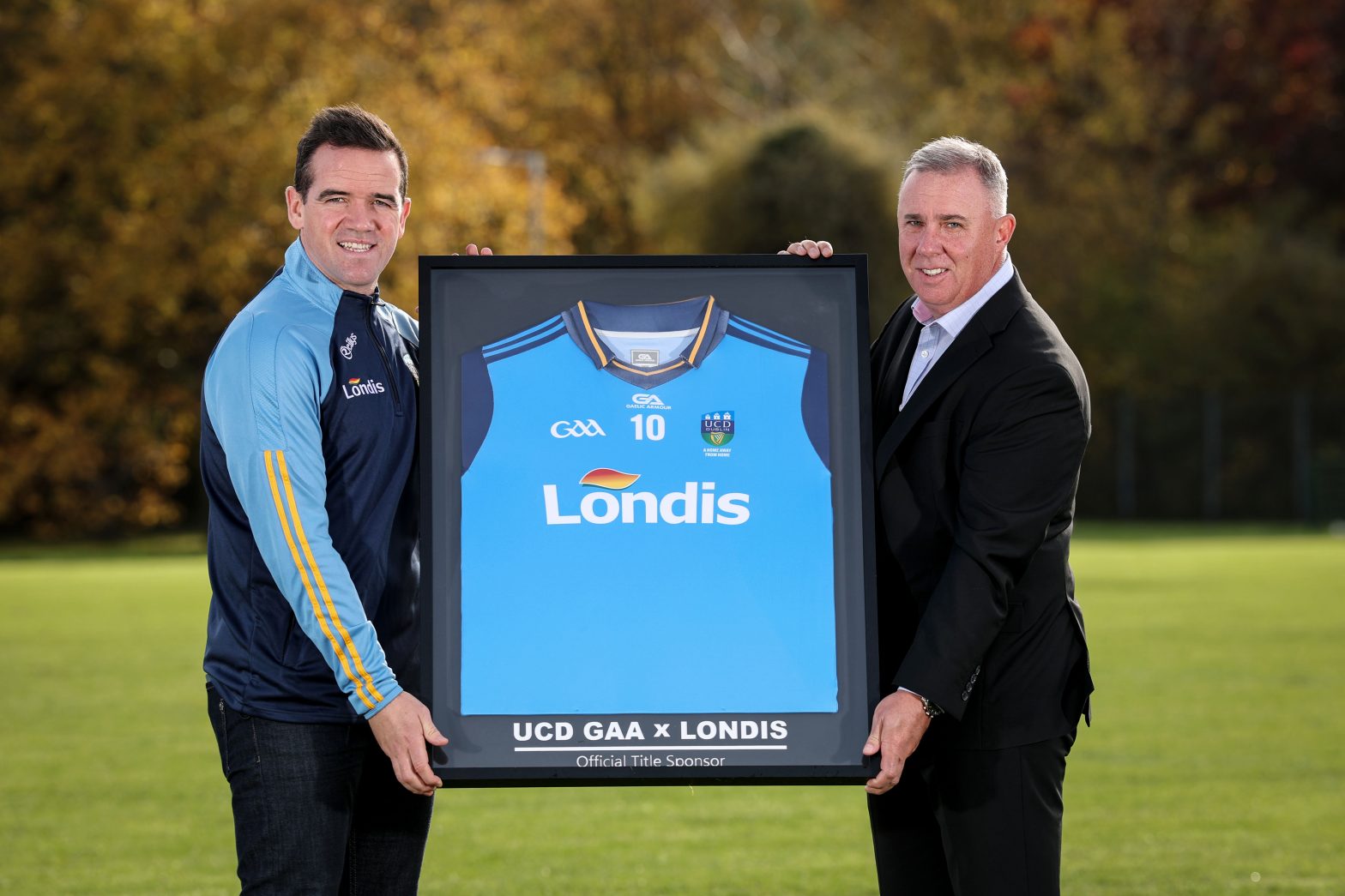 Pictured are Ger Brennan, UCD Executive with Conor Hayes, Londis Sales Director
